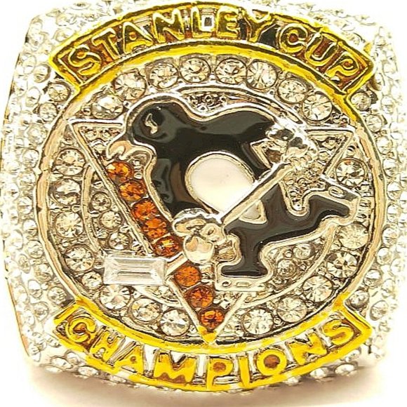 Pittsburgh Penguins Other - USA Pittsburgh Penguins 2016 Crosby Hockey Ring